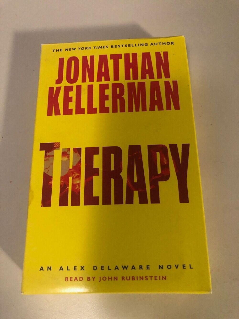 THERAPY by‎ Jonathan Kellerman Audiobook 4 Cassettes 6 Hours